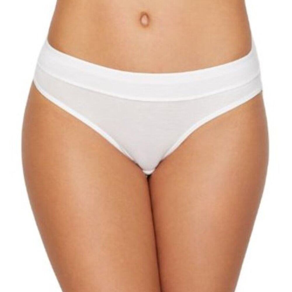 Bali Comfort Revolution Incredibly Soft Bikini 3-Pack White Size 9/2X